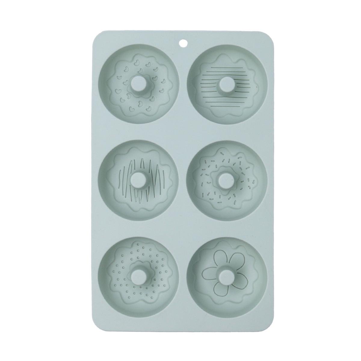 Molde 6 donuts de silicona