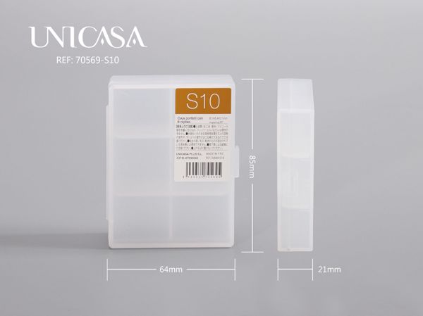 CAJA PORTATIL CON 6 REJILLAS