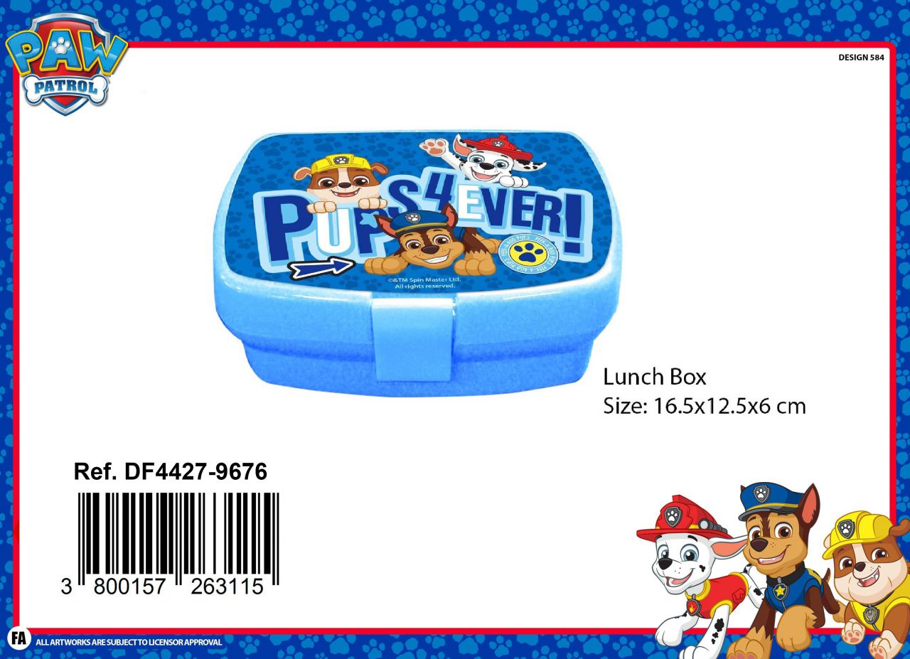 LUNCH BOX PAW PATROL