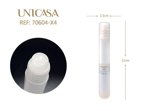 BOTELLA CON BOLOS DE RODILLO