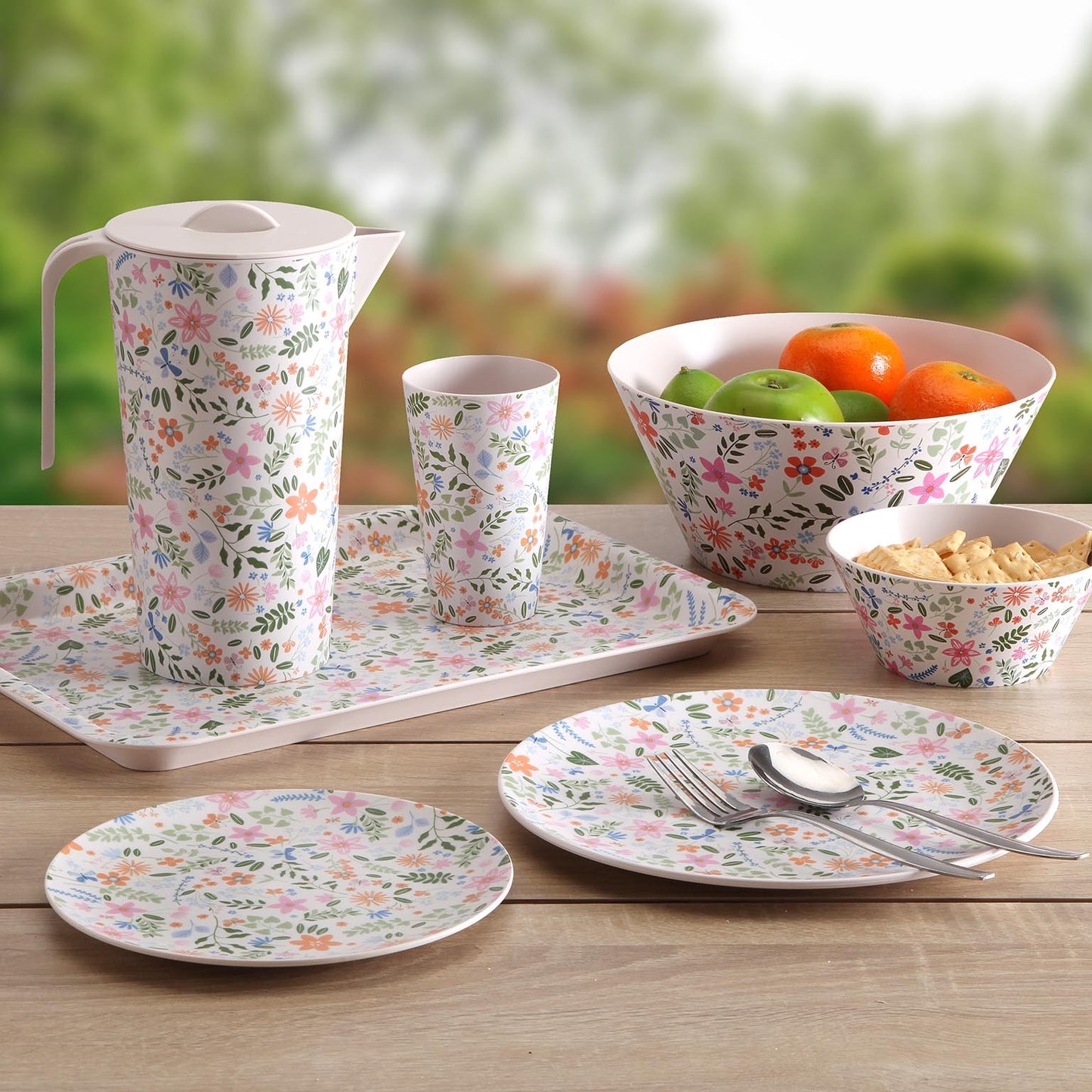 Set 4 boles de flores
