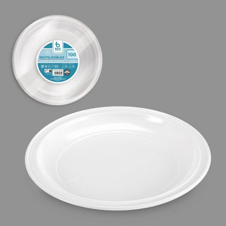 PLATO PLASTICO LLANO