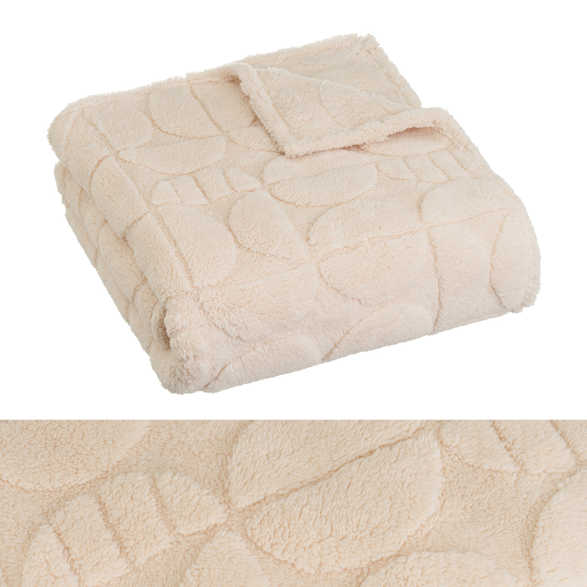 Manta jacquard sherpa