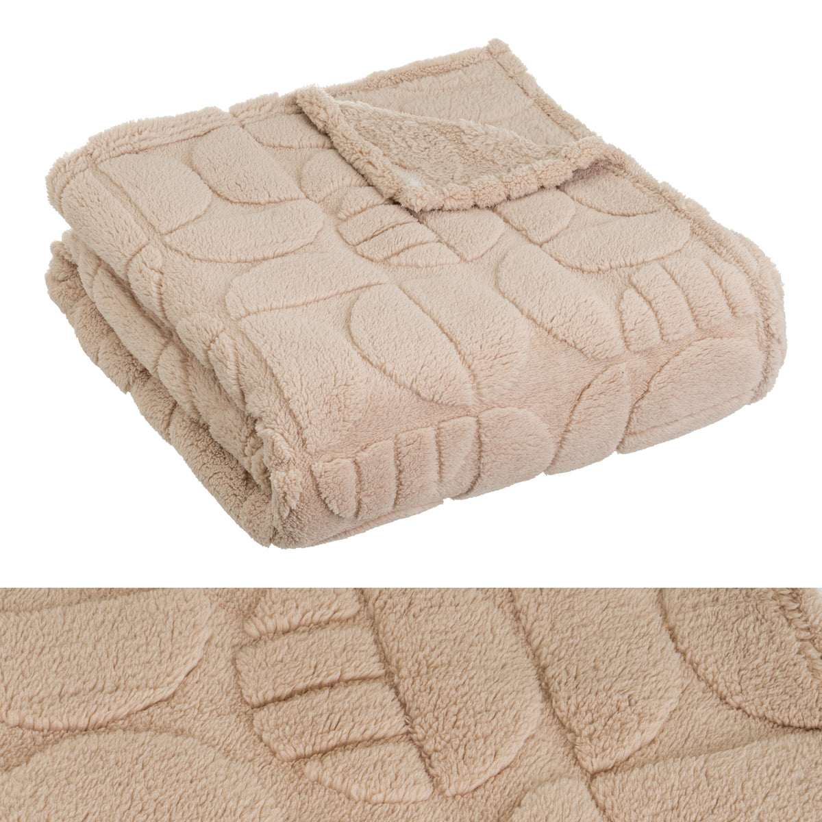 Manta jacquard sherpa