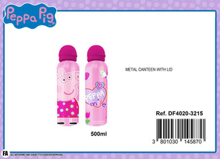 BOTELLA DE METAL  PEPPA PIG