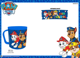 MUG PLASTICO PAW PATROL