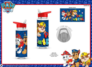 BOTELLA DE PLASTICO PAW PATROL