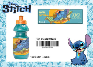 BOTELLA PLASTICO LILO Y STICH