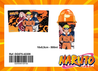 BOTELLA PLSTICO NARUTO