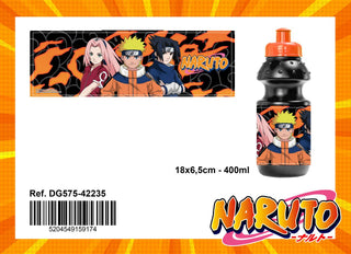 BOTELLA PLASTICO NARUTO